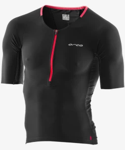 Orca - Mens Tri Jersey 226 Black/Orange