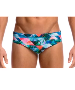FUNKY TRUNKS - Mens Brief Classic Split Scene