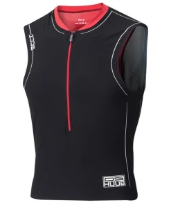 HUUB - Dave Scott Tri Singlet Black/Red
