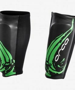 Orca - SWIMRUN Calf Guards Black/Green