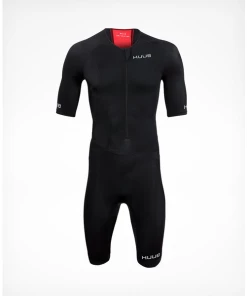 HUUB - Men's Essential Long Course Tri Suit Black/Red