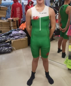 Orca - Mens Custom Welsh Sleeveless Trisuit