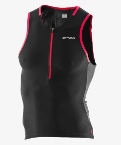 Orca - Mens Trisuit 226 Komp Tri Tank Top Black/Orange