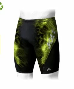 Aquarapid - Men's Jammers Poltjam CK Black Fluo Green