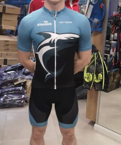 Orca - Mens Custom TriSharks Cycle Jersey
