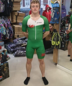 Orca - Mens Custom Welsh Short sleeved Trisuit