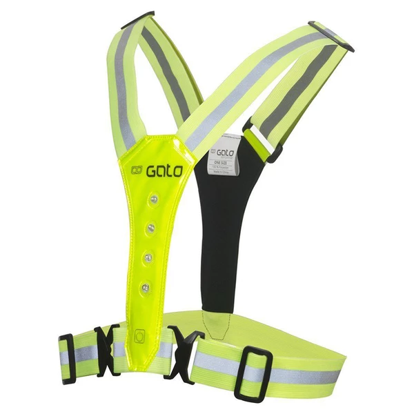 GATO - LED Safer Sport Vest Yellow 1 GATO - LED Safer Sport Vest Yellow