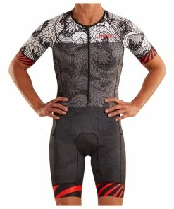 Zoot - Mens LTD TRI AERO SS Racesuit Tokyo Red