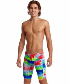 FUNKY TRUNKS - Mens Jammer Dye Hard -Men's Activity Shop funky trunks dye hard mens training jammers 1 grande